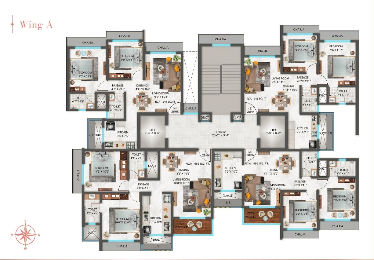 Shreeji Eternity Floor Plans 1