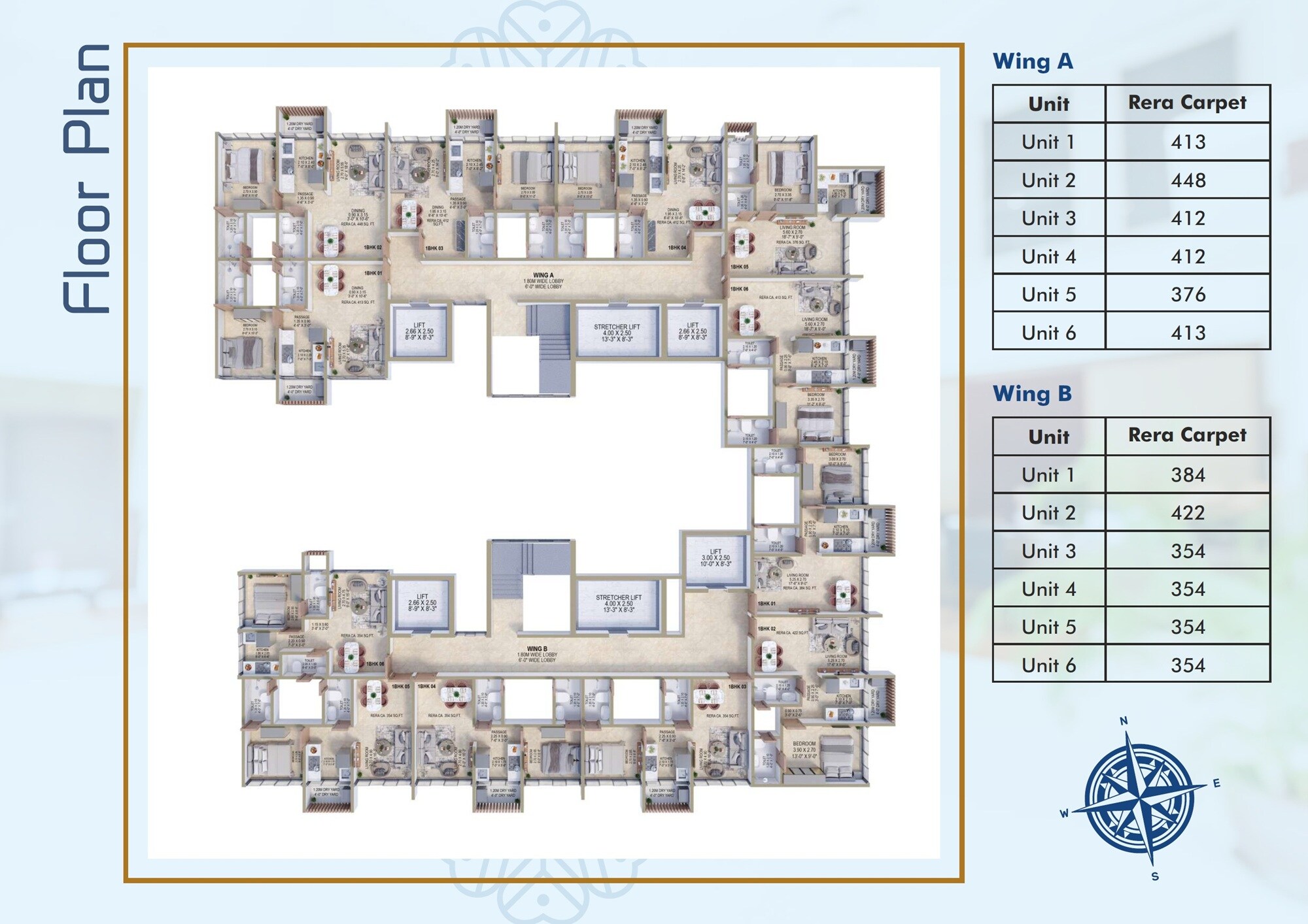 Shreeji Nakshtra Floor Plans