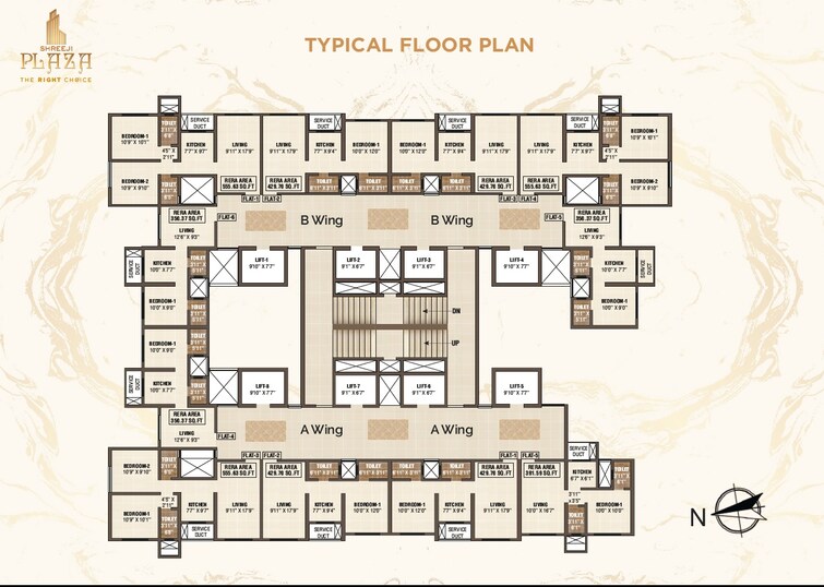 Shreeji Plaza Floor Plans