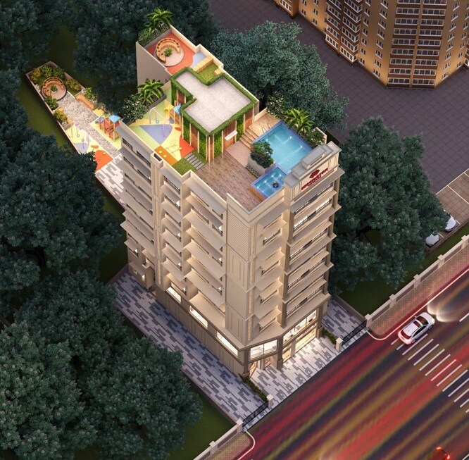 Shreenath Regency Tower View