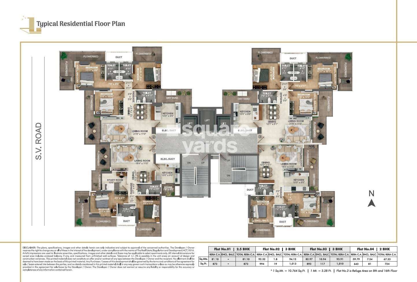 shreenathji celestial heights project floor plans1 3782