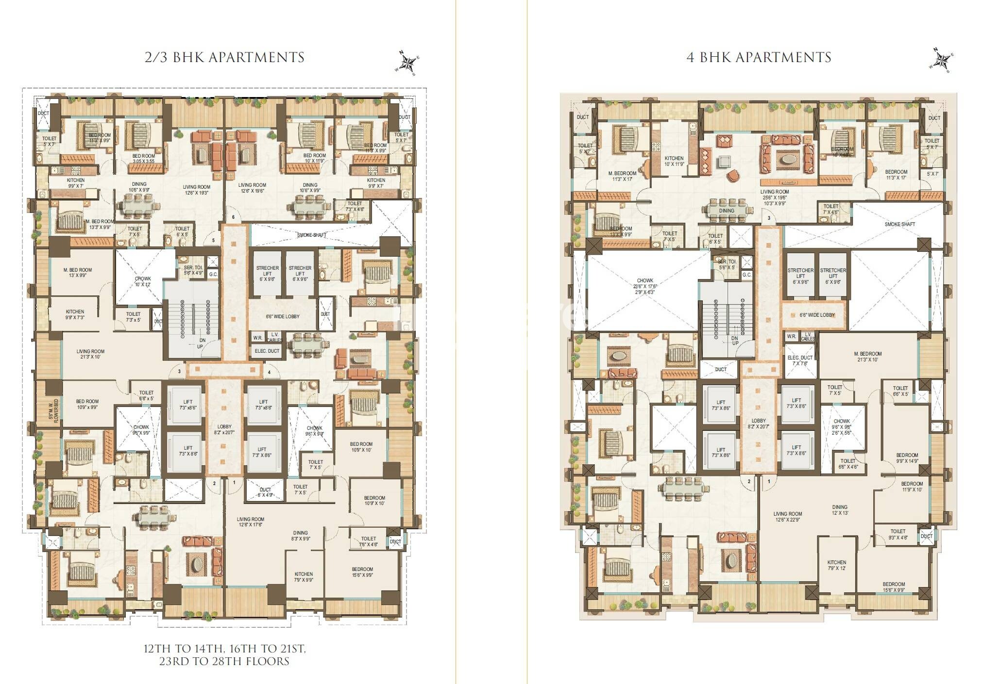 Shreepati Group Castle Floor Plans