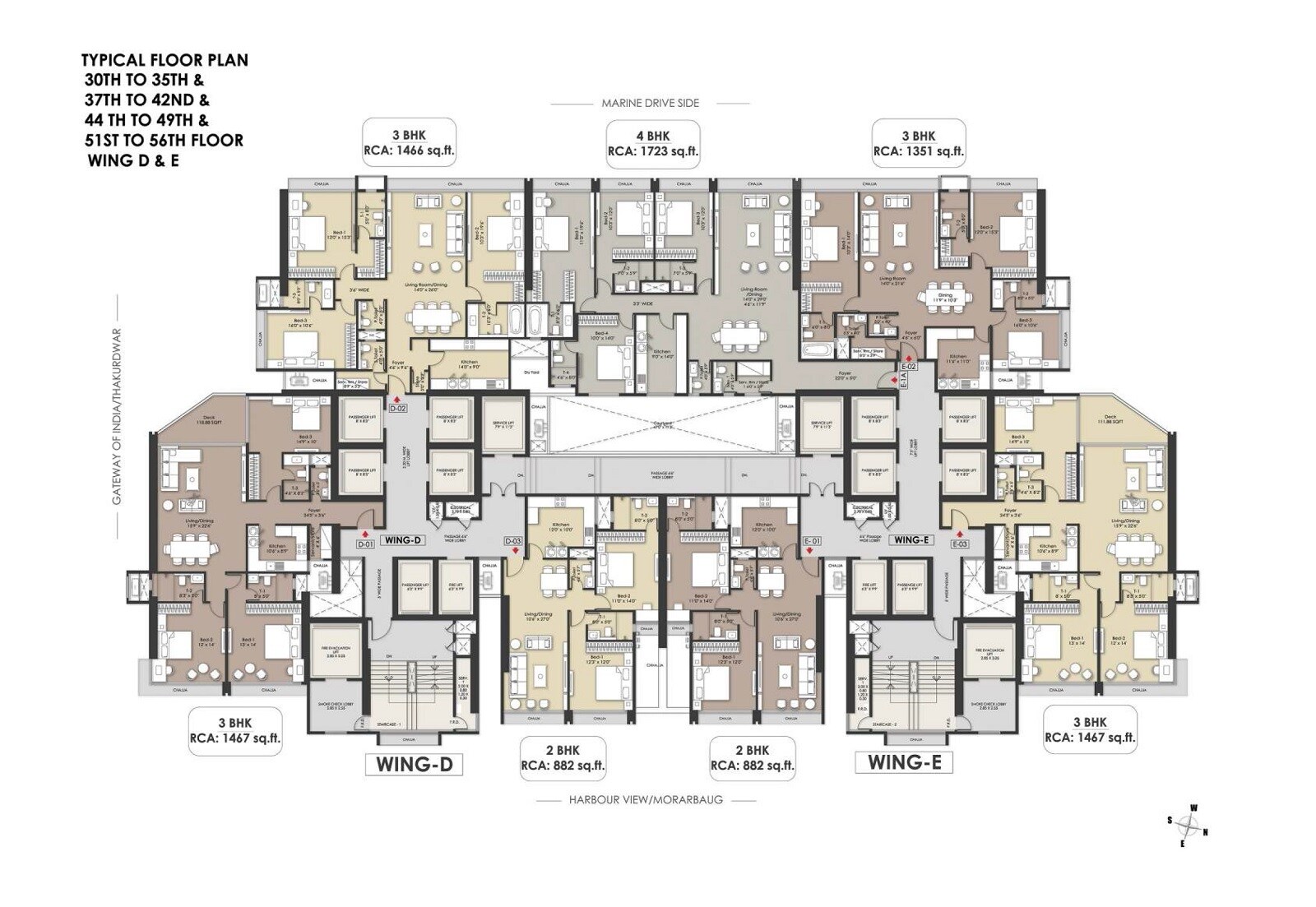 Shreepati Jewels Pearl and Diamond Floor Plans 2