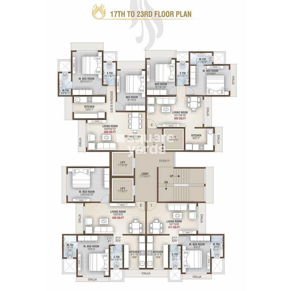 Shreeyog CHS Floor Plans