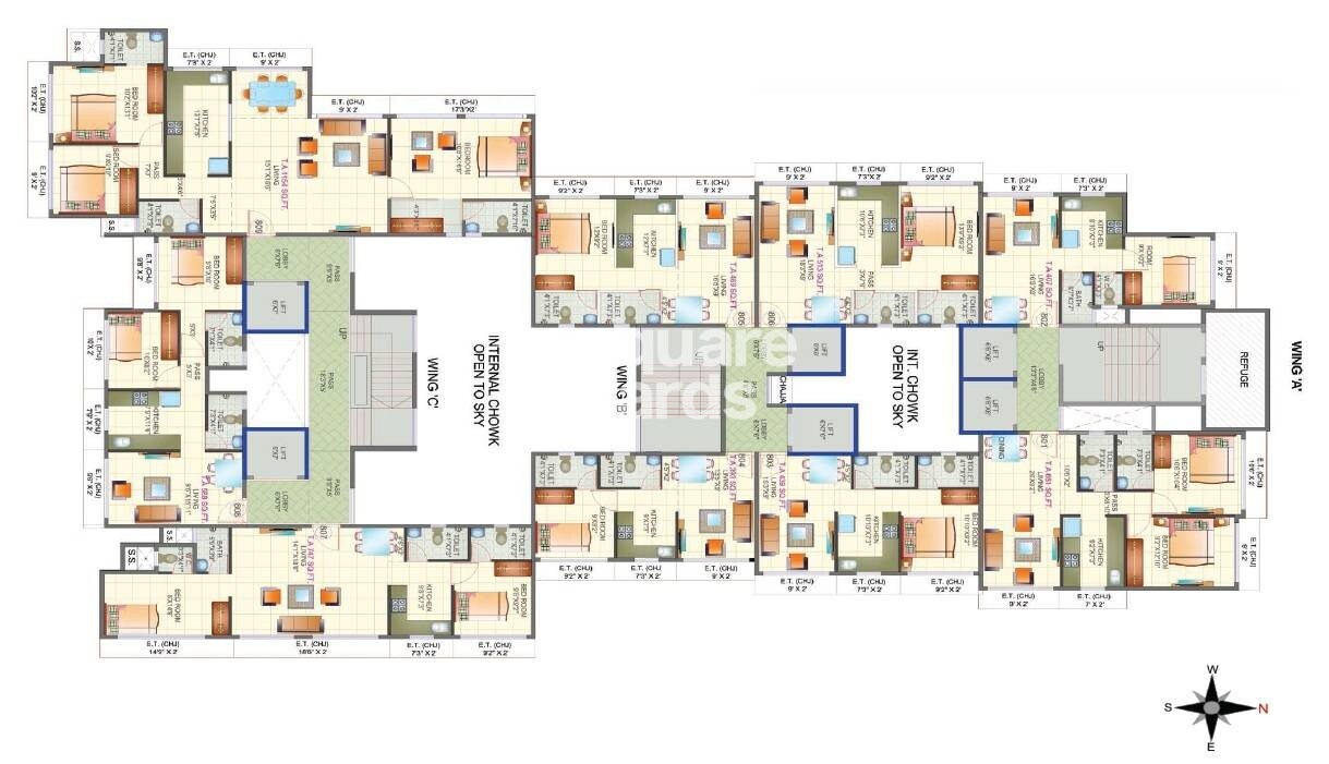 Shri Arham Bluz Floor Plans