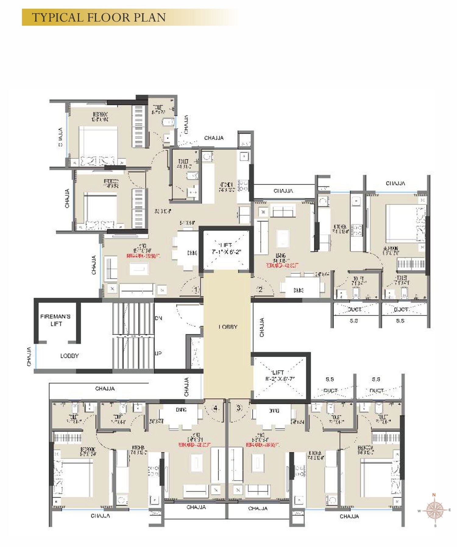 Shri Gagangiri Legacy Floor Plans