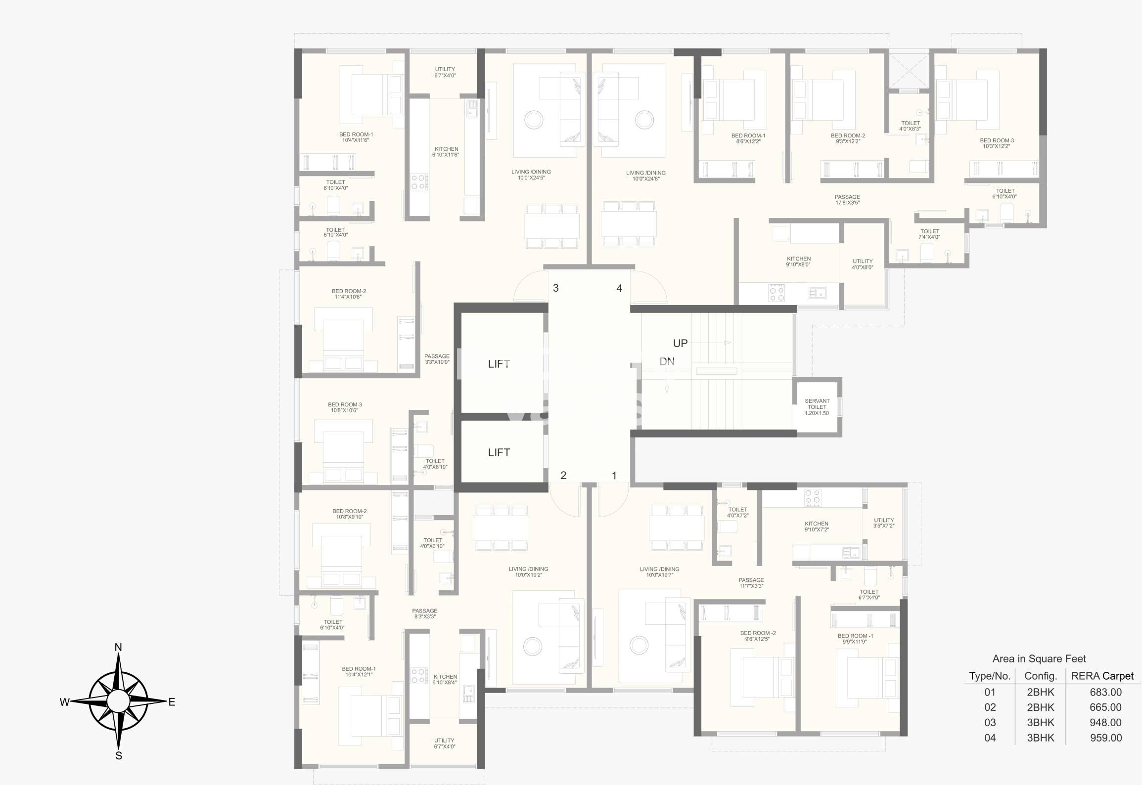 Shri Nakoda Ratan Address Floor Plans
