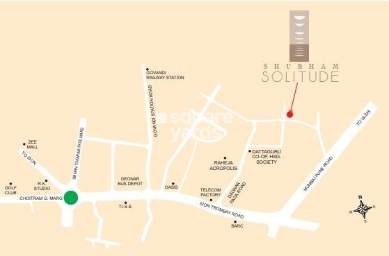 Shubham Solitude Location Image