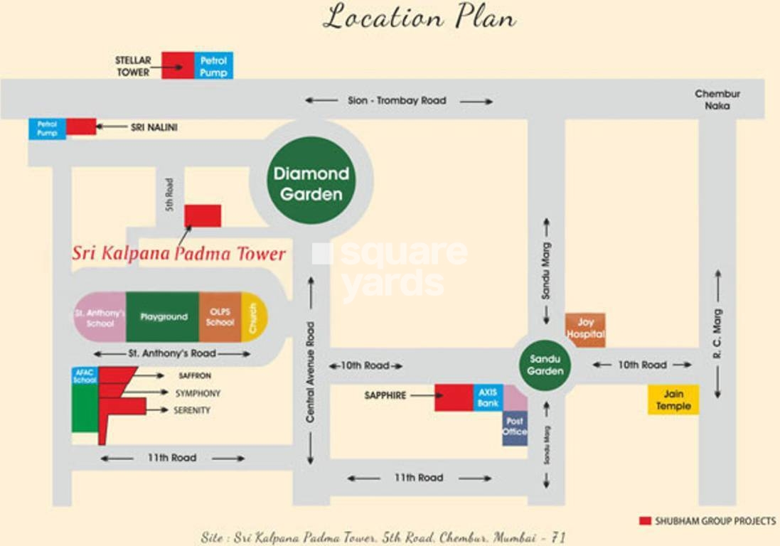 Shubham Sri Kalpana Padma Tower in Chembur, Mumbai @ 1.95 Cr - Floor ...