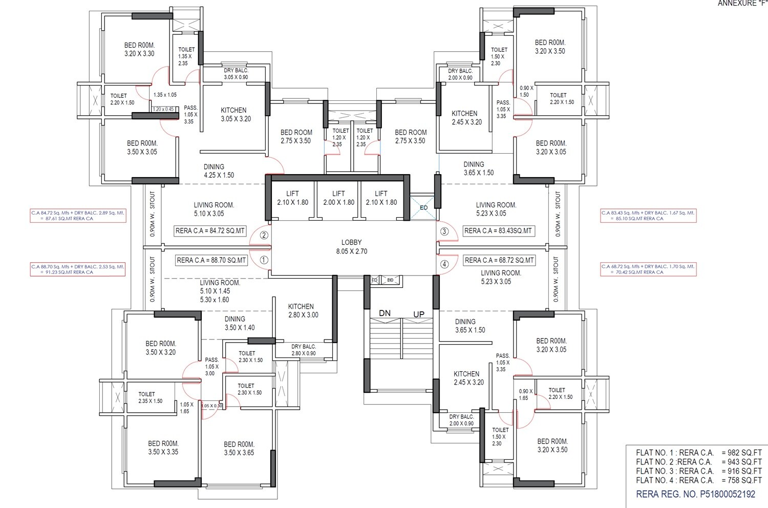Shubhjivan Sianna Heights Floor Plans