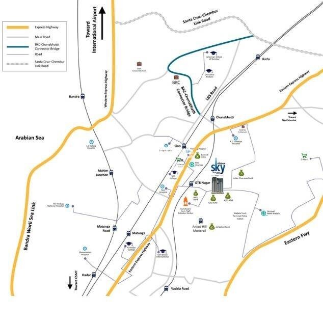 Siddha Sky Phase 4 Location Image