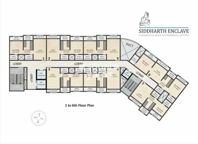 Siddharth Enclave Mumbai Floor Plans