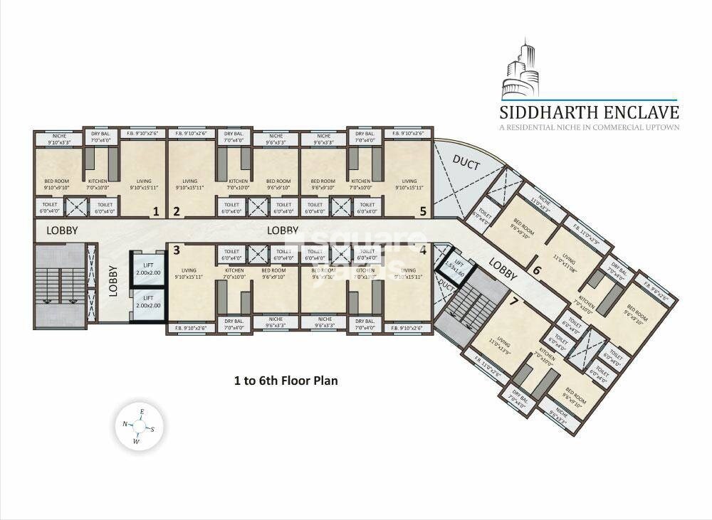 Siddharth Enclave Mumbai Floor Plans