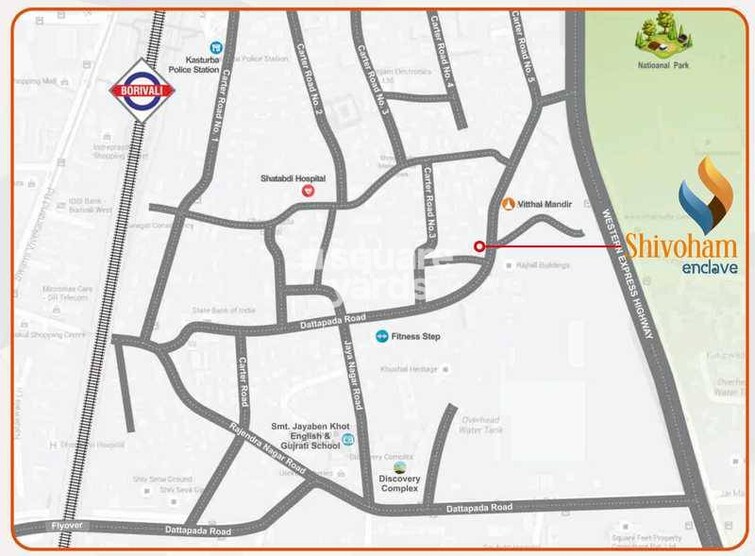 Siddheshwar Shivoham Enclave Location Image