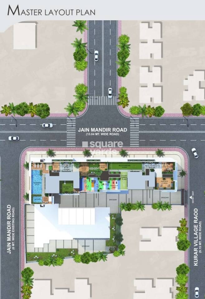 Siddhivinayak-Nirvana_an aerial view of a city street