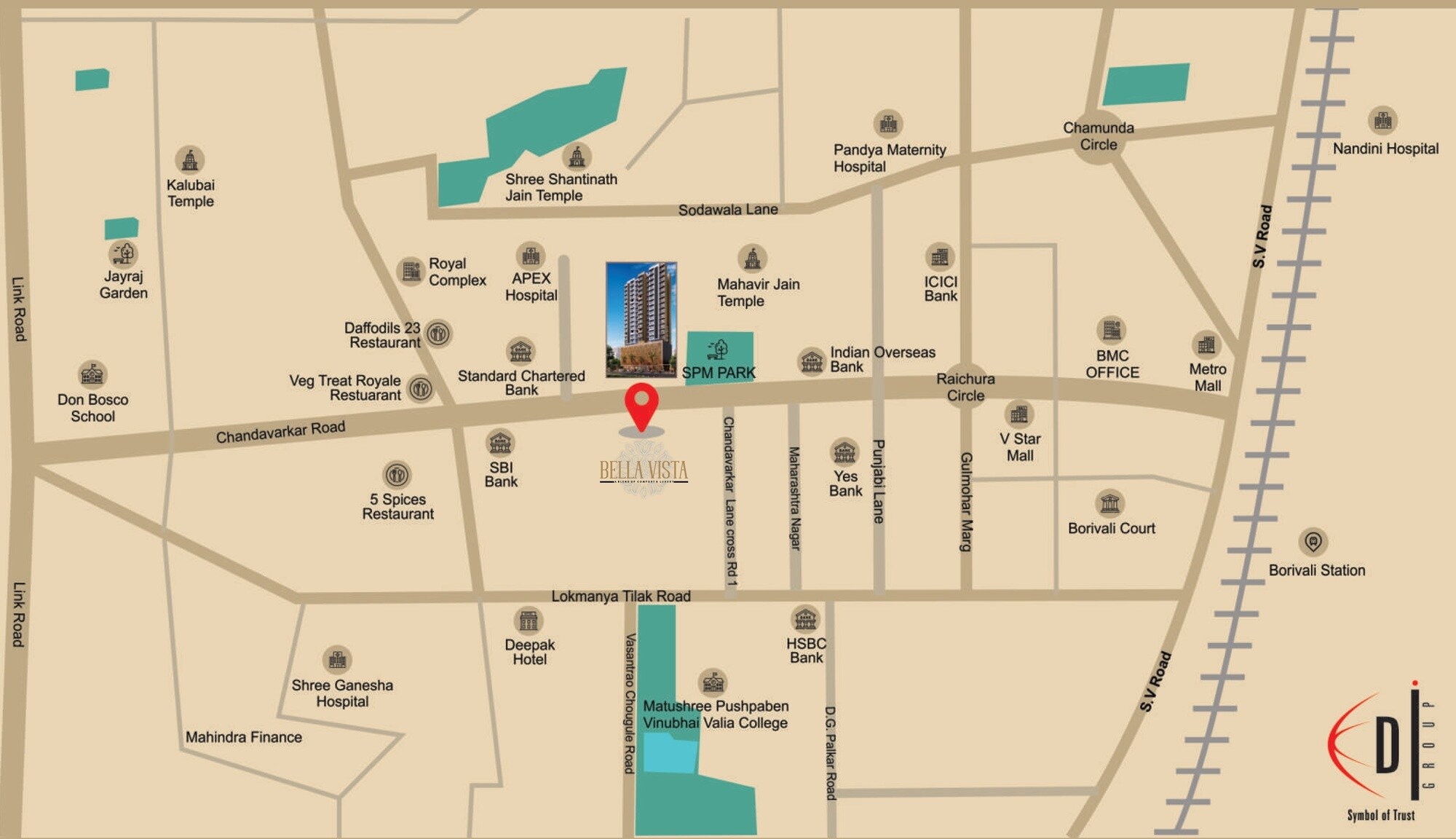 Sidharth Bella Vista Location Image