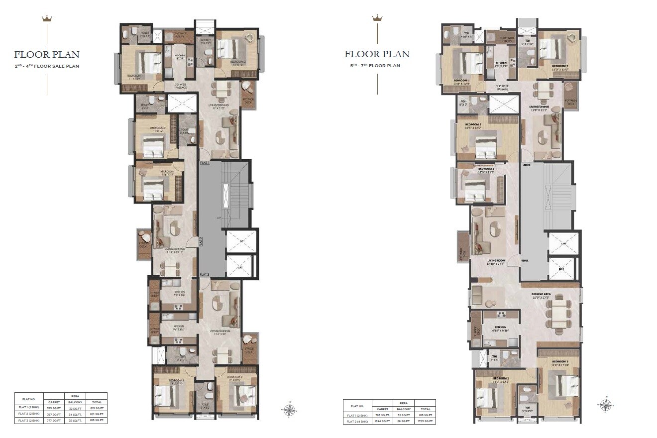 SKG 259 Park Crest Floor Plans