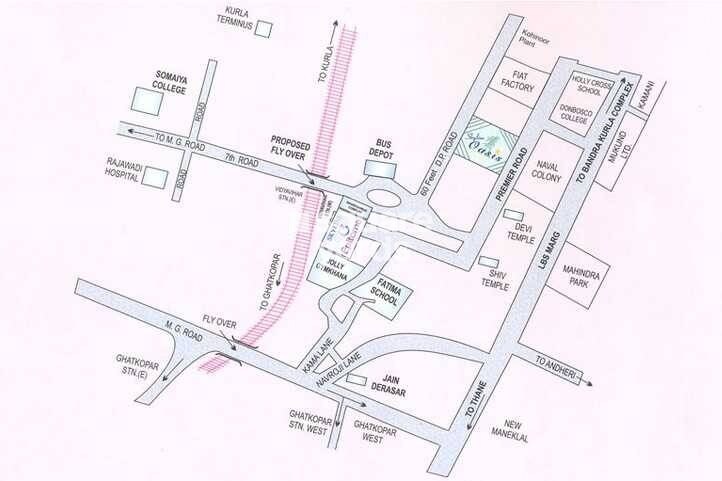 Skyline Oasis Ghatkopar West Location Image