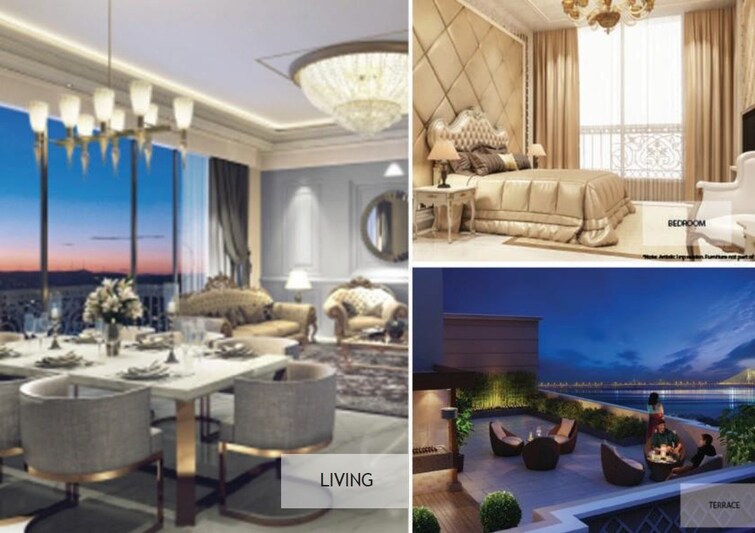 Sneha Ark Blue Waves Apartment Interiors