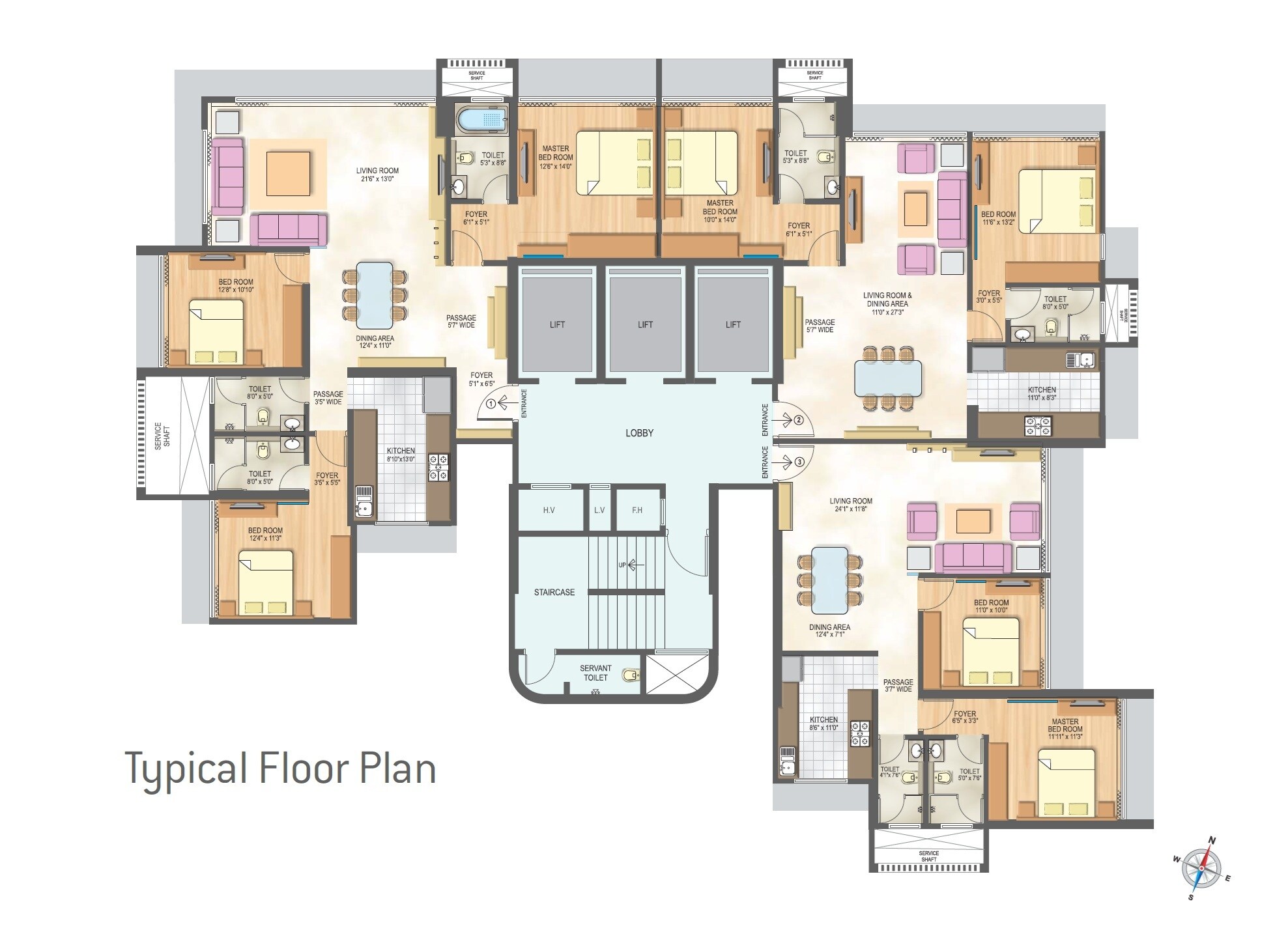 Sona Asteria Heights Floor Plans