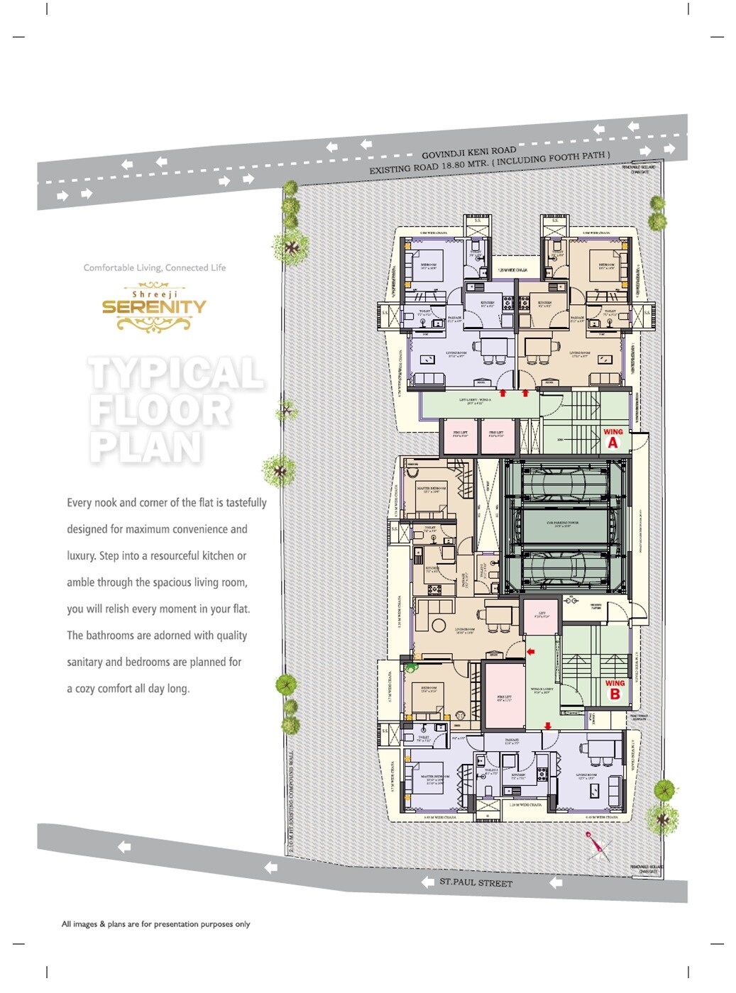 Space Shreeji Serenity Floor Plans