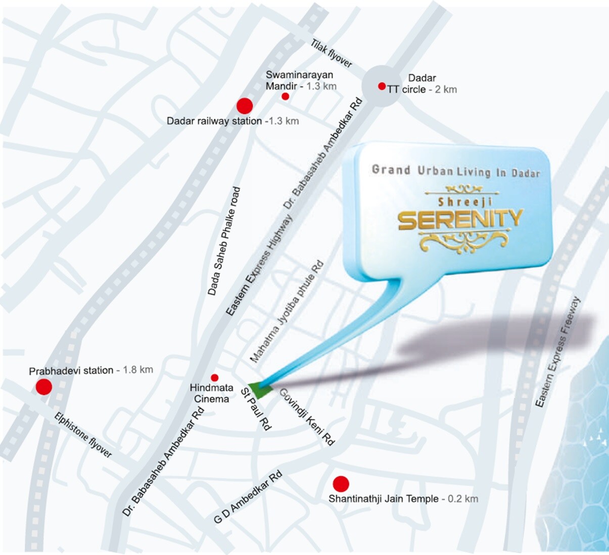 Space Shreeji Serenity Location Image