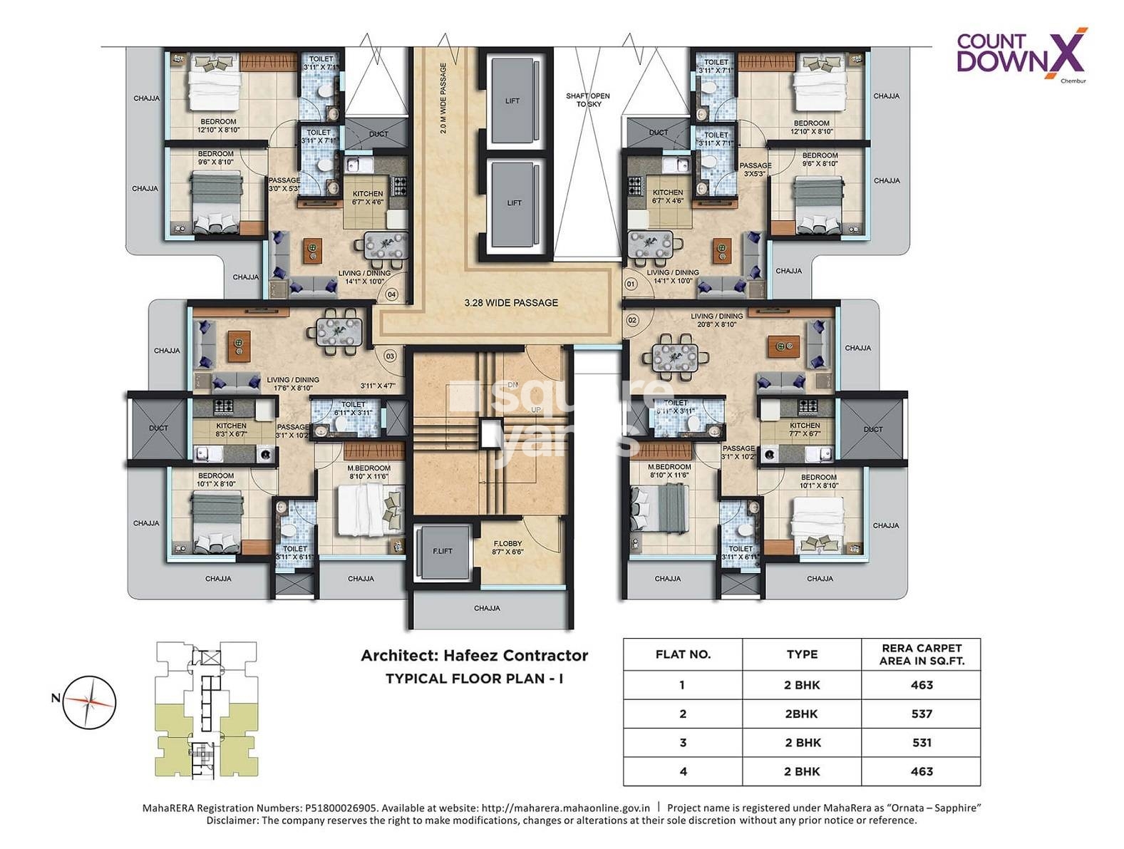 Spenta Ornata Floor Plans