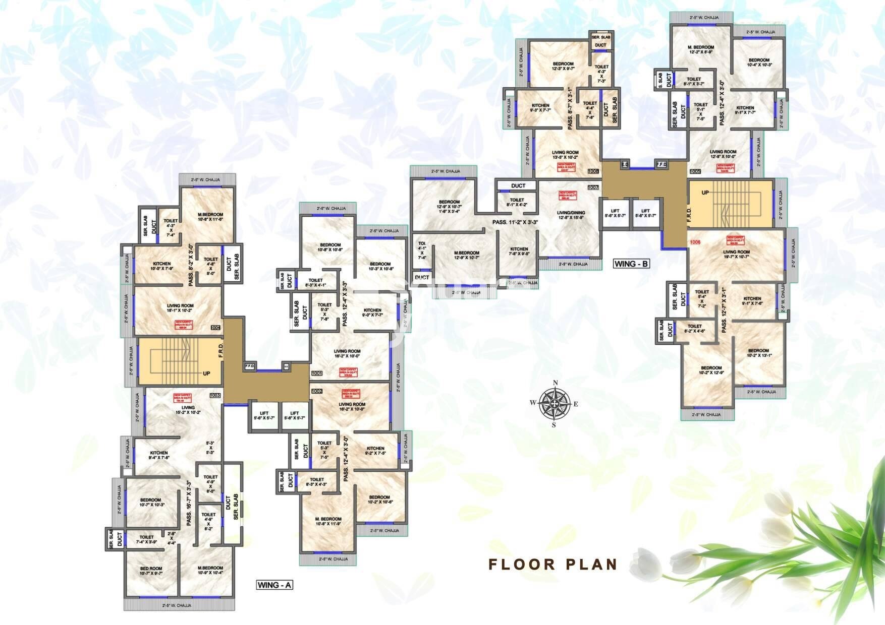 Ssakash Chandralekha CHSL Floor Plans 1