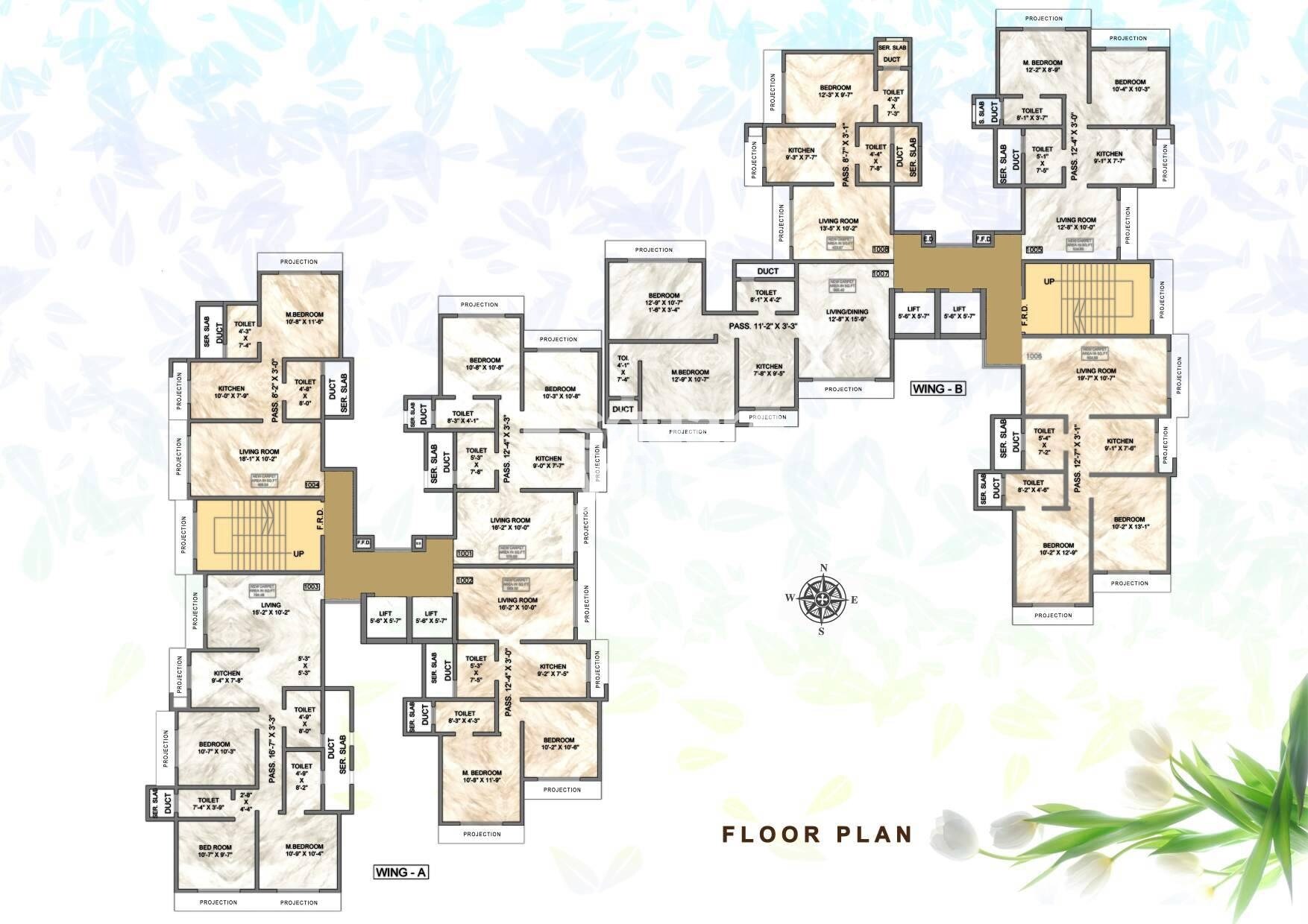 Ssakash Chandralekha CHSL Floor Plans 2
