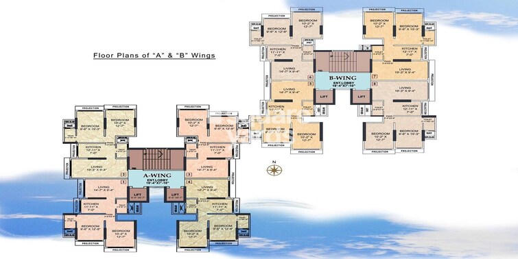 Ssakash Shri Upendra Nagar CHSL Floor Plans