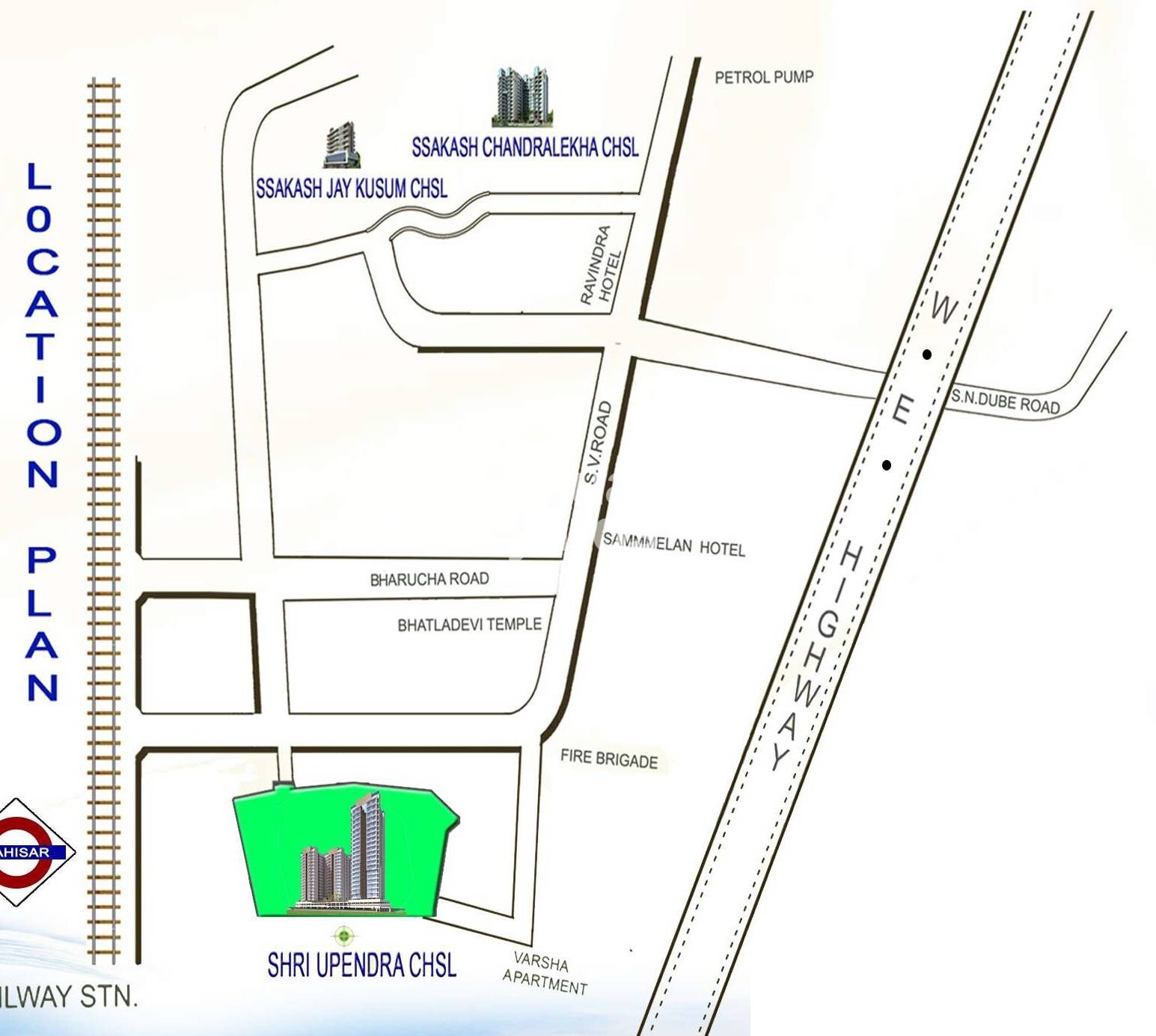 Ssakash Shri Upendra Nagar CHSL Location Image