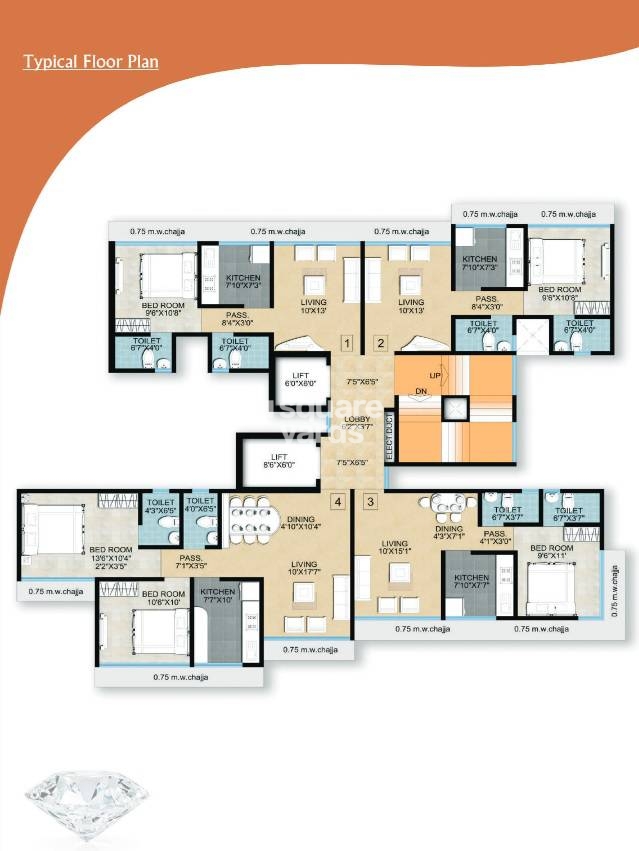 Stans Bhavani Heights Floor Plans