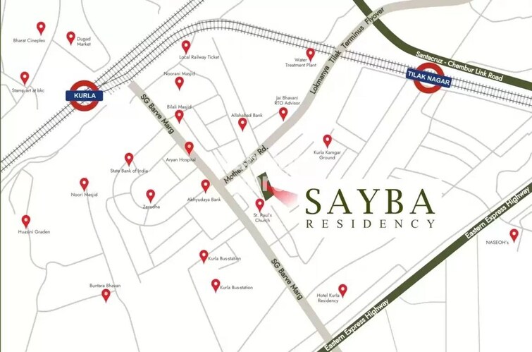 Star Sayba Residency Location Image