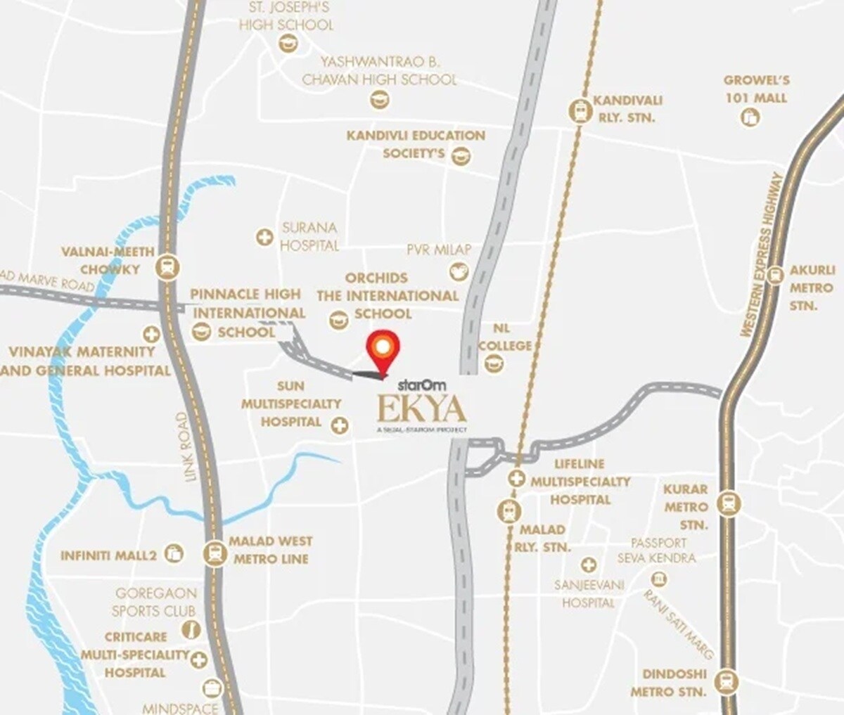 Starom Ekya Location Image