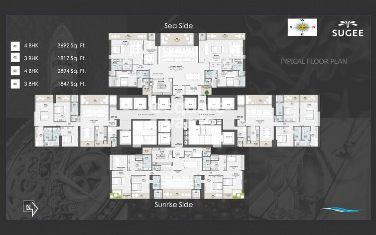 Sugee Marina Bay Floor Plans