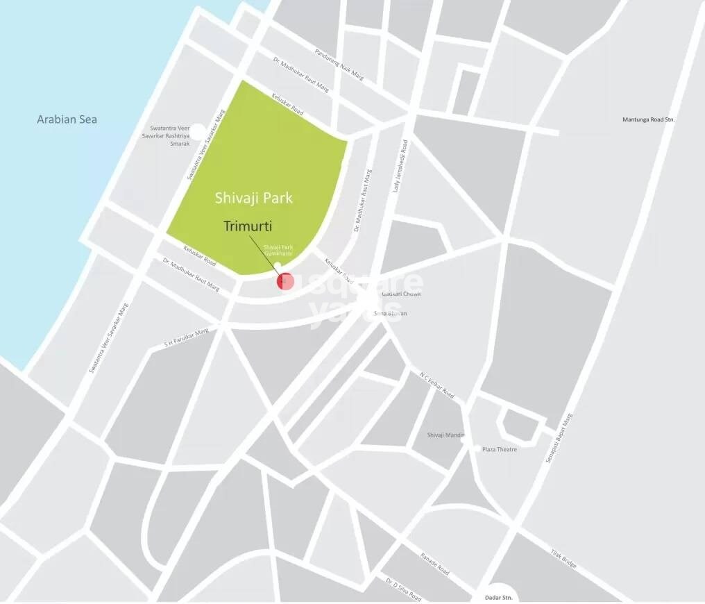 Sugee Trimurti Location Image