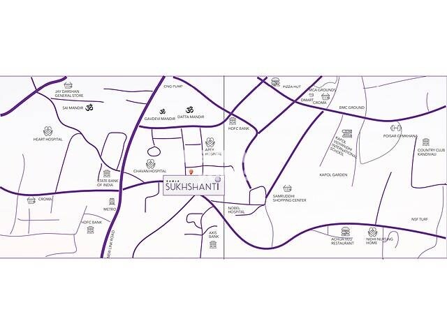 Sukh Shanti CHS Kandivali Location Image