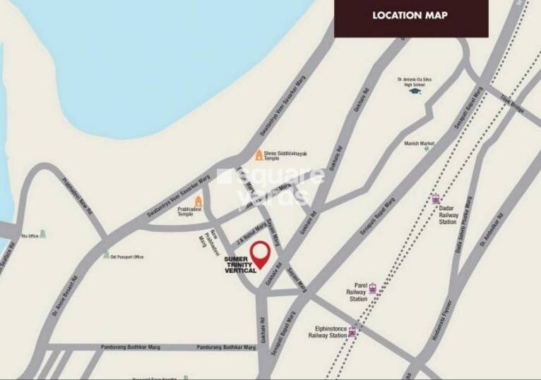 Sumer Trinity Towers Location Image