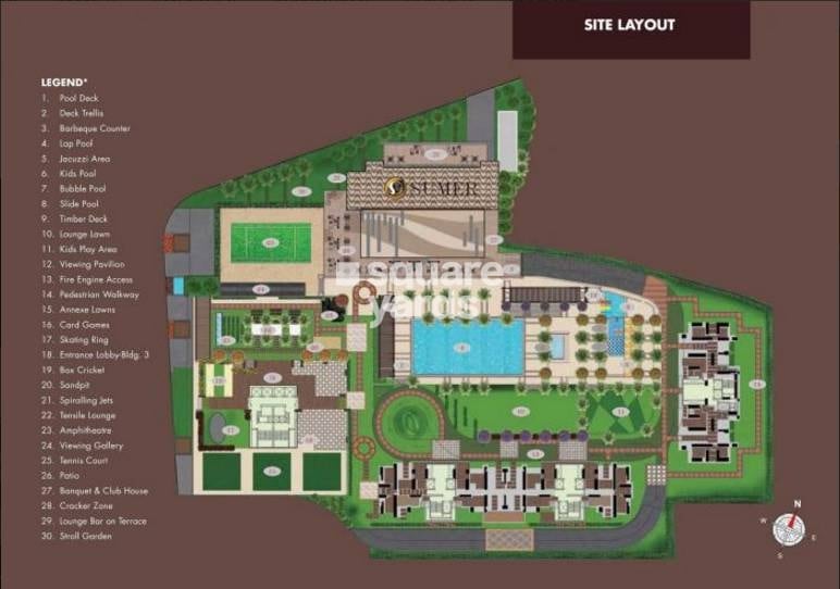 Sumer Trinity Towers Master Plan Image