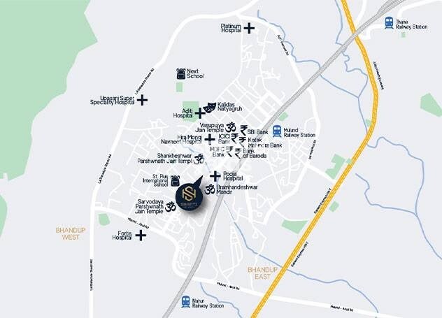 Sunny Shanti Heights Location Image