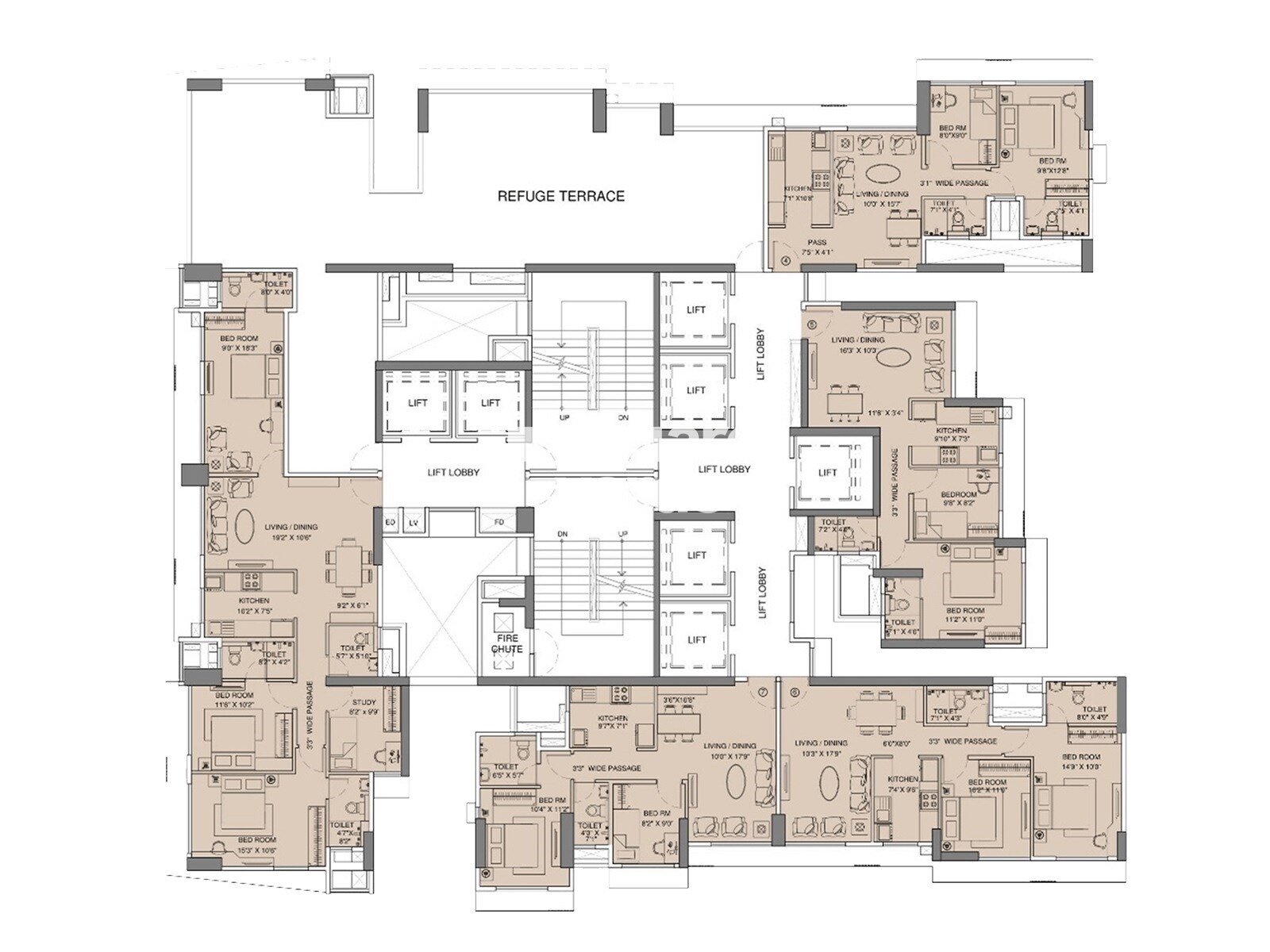 Sunteck City Avenue 1 Floor Plans 2