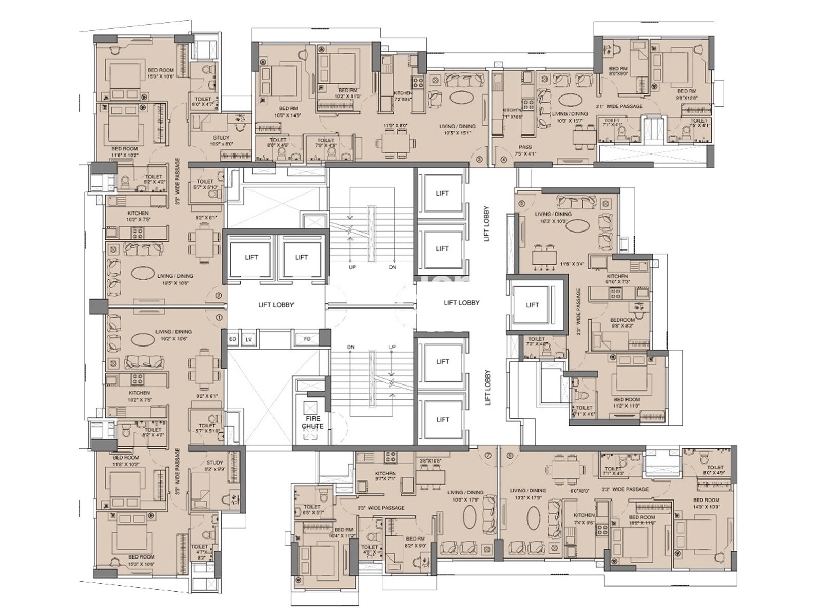 Sunteck City Avenue 1 Floor Plans 4