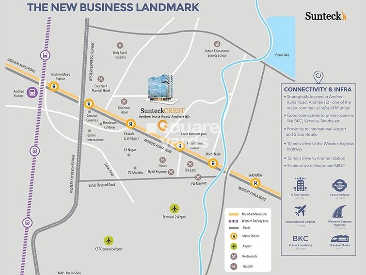 Sunteck Crest Location Image