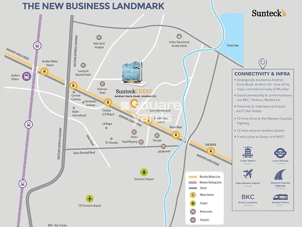 Sunteck Crest Location Image