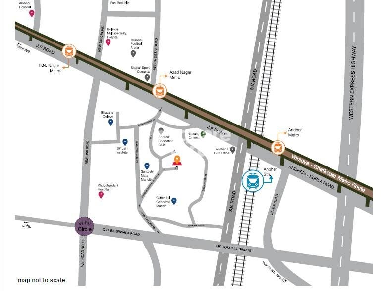Sunteck Gilbird Location Image