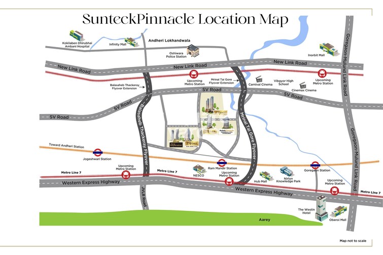 Sunteck Pinnacle Location Image