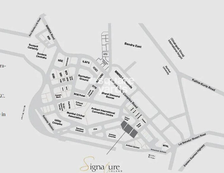 Sunteck Signature Island Location Image