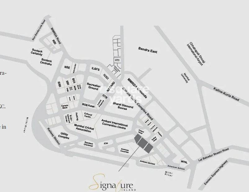 Sunteck Signature Island Location Image