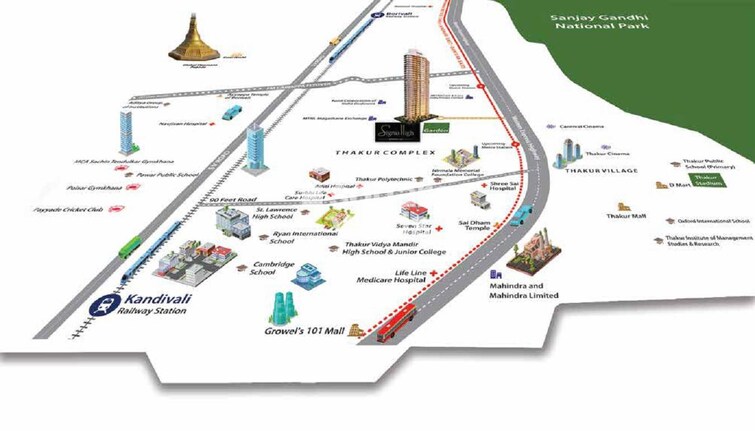 Sunteck Signia High Location Image