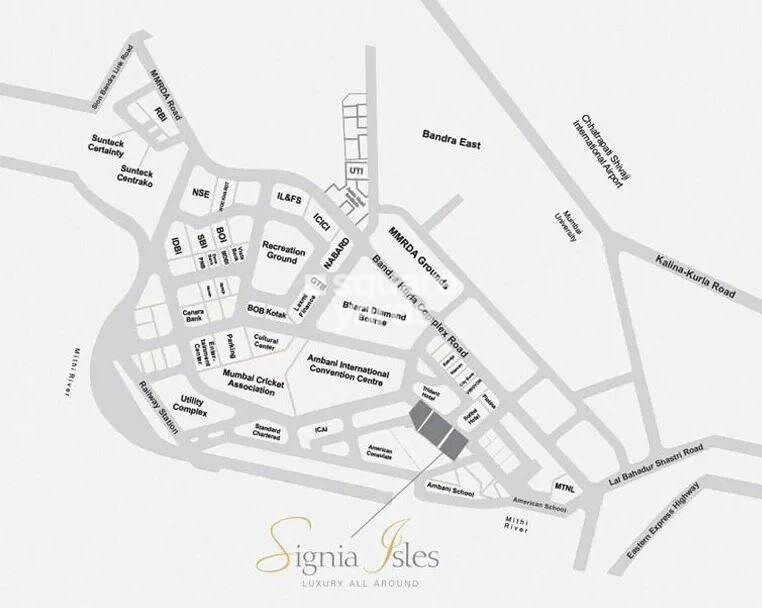 Sunteck Signia Isles Location Image